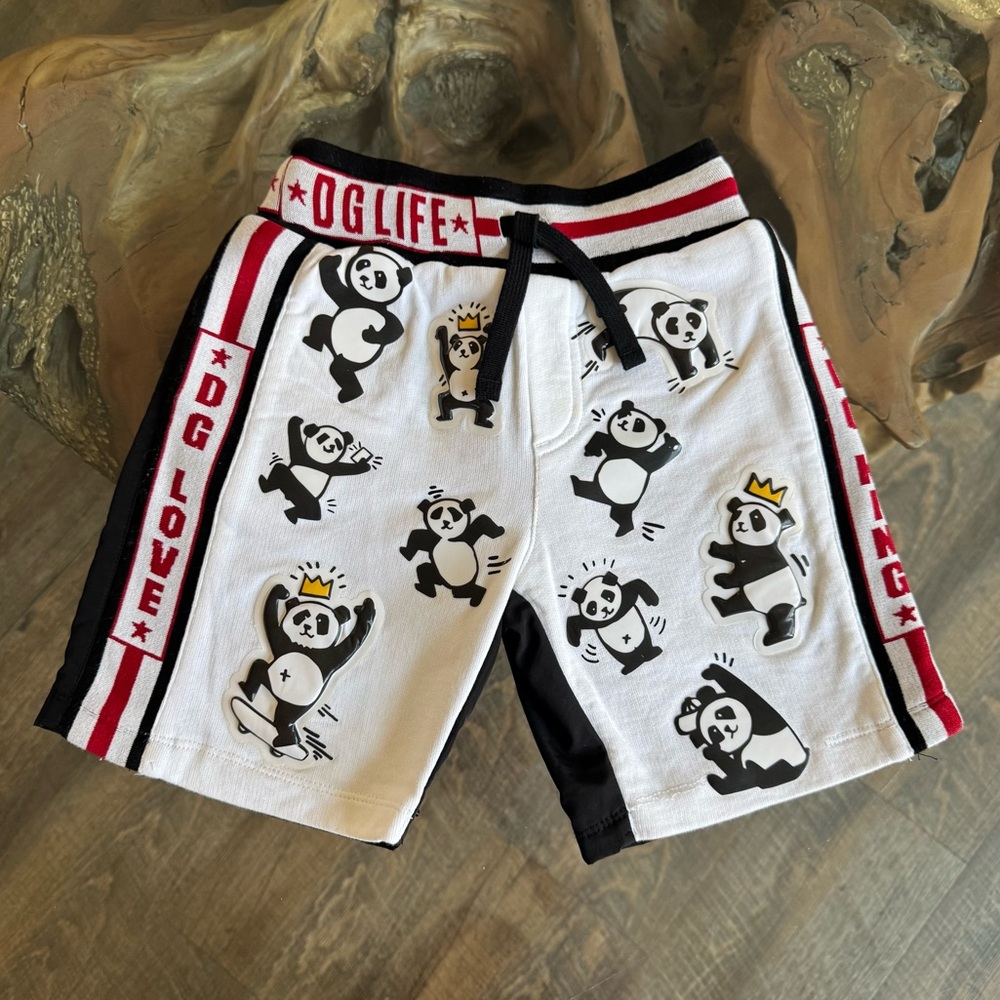 Dolce & Gabbana Kids Panda Print Shorts